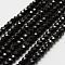 Natural Spinel Bead Strands, Faceted, Rondelle, 4x3~3.5mm, Hole: 0.5mm, about 105pcs/strand, 12.8 inch(325mm)