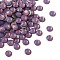 Preciosa® Crystal Hotfix Flatback Stones, Czech Crystal, Round(438 11 612 Chaton Rose VIVA 12 ®), 21110 Amethyst Opal, SS16(3.8~4mm)