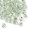 69Pcs Glass Seed Beads, Cube, Faceted, Medium Sea Green, 4.5x4.5x4.5mm, Hole: 1mm