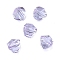 Glass Imitation Austrian Crystal Beads, Polygon, Faceted, Lavender, 7x7.5x7.5mm, Hole: 1.2mm
