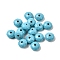 Transparent Acrylic Beads, Rondelle, Faceted, Deep Sky Blue, 8.5x5mm, Hole: 1.8mm
