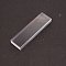 Transparent Acrylic Jewelry Display Stands, for Antique Porcelain Display, Rectangle, Clear, 9.1x2.55x1cm