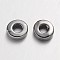 Tibetan Silver Beads, Lead Free and Cadmium Free, Donut, Gunmetal, 6x2mm, Hole: 2.5mm