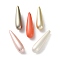 Shell Pearl Beads, Teardrop, Half Drilled, Mixed Color, 29.5~30.5x8mm, Hole: 0.7~0.9mm