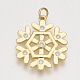 Ciondoli in ottone con zirconi cubici e orecchini a bottone e anelli regolabili set di gioielli SJEW-S043-07-6
