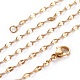304 Stainless Steel Cable Chain Necklaces NJEW-F265-A-G-2