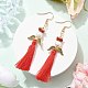 Серьги-подвески из нержавеющей стали 304 «ангел» EJEW-MZ00409-02-1