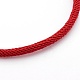 Плетеный браслет из хлопкового шнура MAK-L018-03A-02-P-2