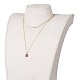 Natural & Synthetic Gemstone Pendant Necklaces NJEW-JN03228-4