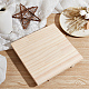 木製粘土ボードマットマッドボード  正方形  DIY彫刻クラフトツール用  バリーウッド  24x24x2.95cm WOOD-WH0030-68-5