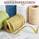 Benecreat 1 rollo de cordones de papel de rafia para hacer joyas de diy OCOR-BC0001-54A-5