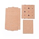 Картонные коробки из крафт-бумаги и ювелирные изделия с ожерельем CON-L016-B02-2