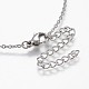 304 Stainless Steel Pendant Necklaces NJEW-E125-04-P-4