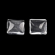 Полупрозрачные квадратных кабошоны&nbsp;GGLA-S022-10mm-1