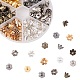300 pièces 6 couleurs 6 bouchons de perles de fer à pétales IFIN-CJ0001-67-3