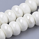 Perles en porcelaine manuelles PORC-Q219-15x9-F26-1