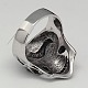 Cool Halloween Jewelry Skull Rings for Men RJEW-F006-080-18mm-3