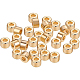 BENECREAT Brass Beads KK-BC0004-19G-1