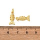 Латунные микро проложить кубического циркония подвески KK-I276-07G-3