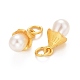 Pendenti di perle imitazione plastica abs FIND-M005-01G-3