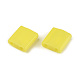 MIYUKIティラビーズ  日本製シードビーズ  2穴  （tl404)不透明な黄色  5x5x1.9mm  穴：0.8mm  約1180個/袋  100 G /袋 SEED-L009-L-F04-3