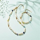 ABS Imitation Pearl & Natural Mixed Gemstone Chips Beaded Necklace & Bracelet SJEW-JS01242-2
