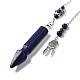 Natural Banded Agate Pointed Dowsing Pendulums G-I322-01P-12-3