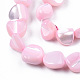 Fili di perle di conchiglia trochid naturale / trochus SSHEL-N032-49-A06-3