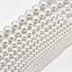 Hebras de perlas de imitación de plástico ecológico MACR-S285-4mm-05-4