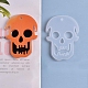 Halloween bricolage crâne pendentif moules en silicone DIY-P006-41-1