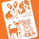 BENECREAT Dog Pattern Stencil DIY-WH0422-0015-3