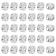 UNICRAFTALE 40Pcs 8mm Rhinestone Spacer Beads 316 Surgical Stainless Steel Beads 2mm Hole Stopper Beads Disc Rhinestone Bracelets Beads for Jewelry Making RB-UN0001-08B-1