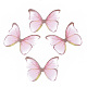 Decorazione artigianale con ali in tessuto di poliestere bicolore FIND-S322-012B-3
