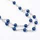 Collane di perle di vetro a più livelli perle NJEW-JN01977-05-2