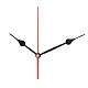 アルミ製ロングシャフトクロックポインター  交換用時計の針  レッド  83~117mm  3個/セット CLOC-PW0001-12E-1