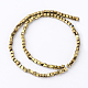 Electroplate Crystal Glass Faceted Cube Beads Strands X-EGLA-F013-A02-2