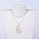 Brass Pendant Necklaces NJEW-JN02460-5