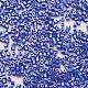 TOHO日本のシードビーズ  11/0  六角形2x2カット  不透明な色の虹  ブルー  0.6mm  穴：44000mm  約[1]個/ポンド SEED-K007-2mm-408-2