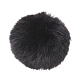 Handmade Faux Rabbit Fur Pom Pom Ball Covered Pendants WOVE-F020-A14-1