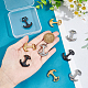 Unicraftale 9Pcs 3 Colors Ion Plating(IP) 304 Stainless Steel Hook Clasps STAS-UN0048-09-3
