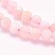 Rosa naturale perline opale fili G-O166-20-2mm-3