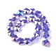 Electroplate Glass Beads Strands EGLA-J148-A-AB03-2