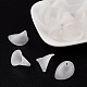 Frosted Acrylic Calla Lily Flower Beads for Chunky Necklace Jewelry X-PAF011Y-1-2