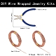 Kit di gioielli avvolti in filo fai da te DIY-BC0011-81E-03-2