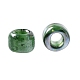 TOHOラウンドシードビーズ  日本製シードビーズ  （384)内側の色は緑/緑  15/0  1.5mm  穴：0.7mm  約15000個/50g SEED-XTR15-0384-3