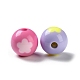 Perles acryliques opaques bicolores SACR-I005-07D-2