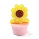 Sunflower Food Grade Eco-Friendly Silicone Beads SIL-B046-03-1