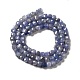 Natürliche Tansanitblau Perlen Stränge G-I341-03-3