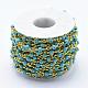 Synthetic Turquoise Handmade Beaded Chains CHC-L036-22D-4mm-2