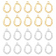 UNICRAFTALE 20Pcs 2 Colors Hammered Oval Pendants 304 Stainless Steel Open Back Bezel Pendant Epoxy Resin Pressed Flower Jewelry Pendant Metal Charms Earring Pendants for Jewelry Making STAS-UN0036-76-1